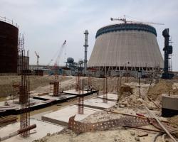 Construction at OBRA C 2x660MW Extension TPS